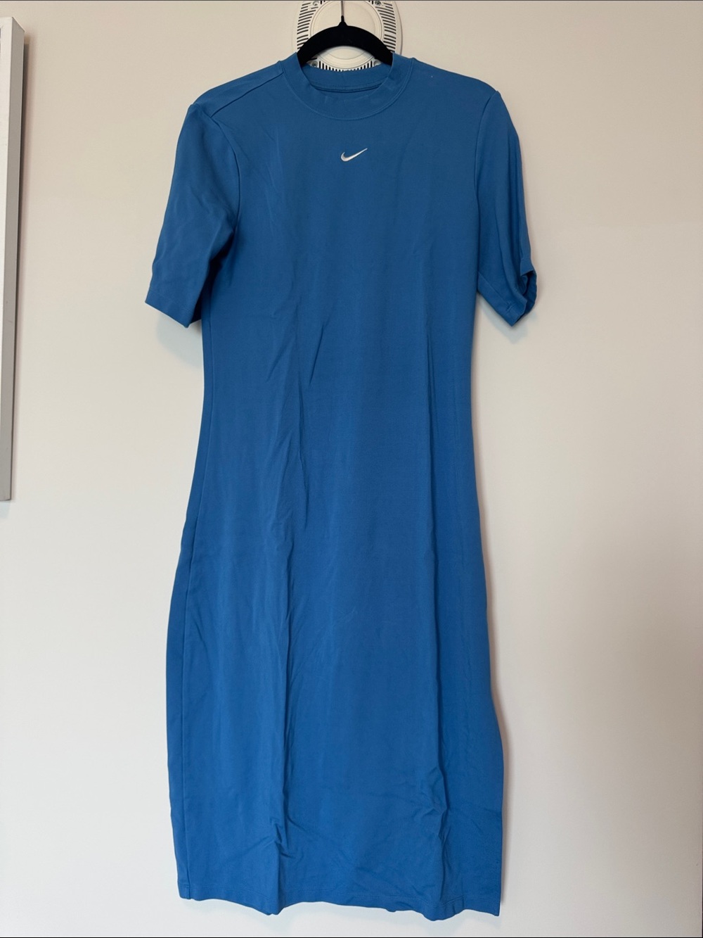Nike Blue Crewneck Swoosh Dress